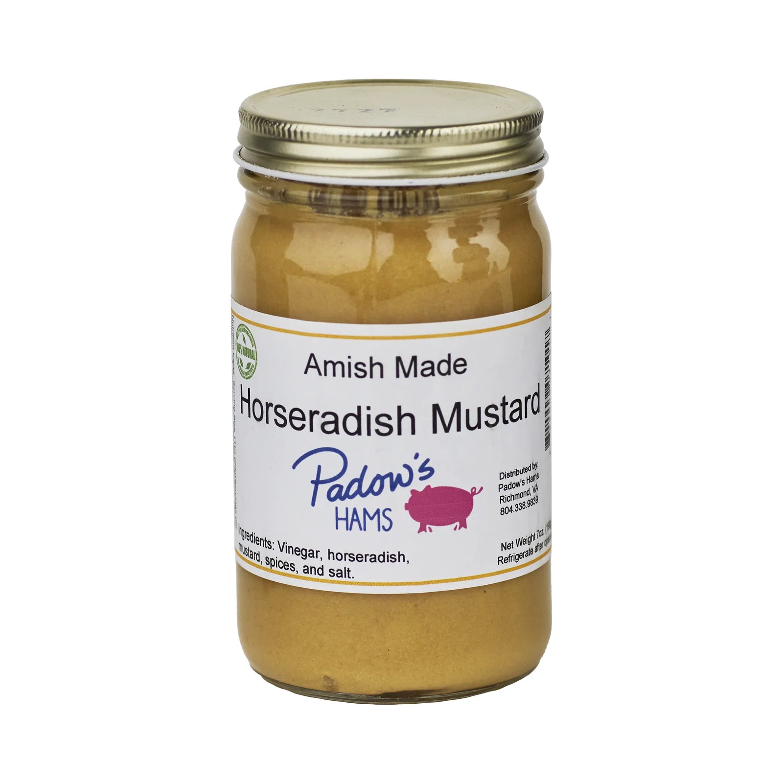Padow's Amish Made Horseradish Mustard