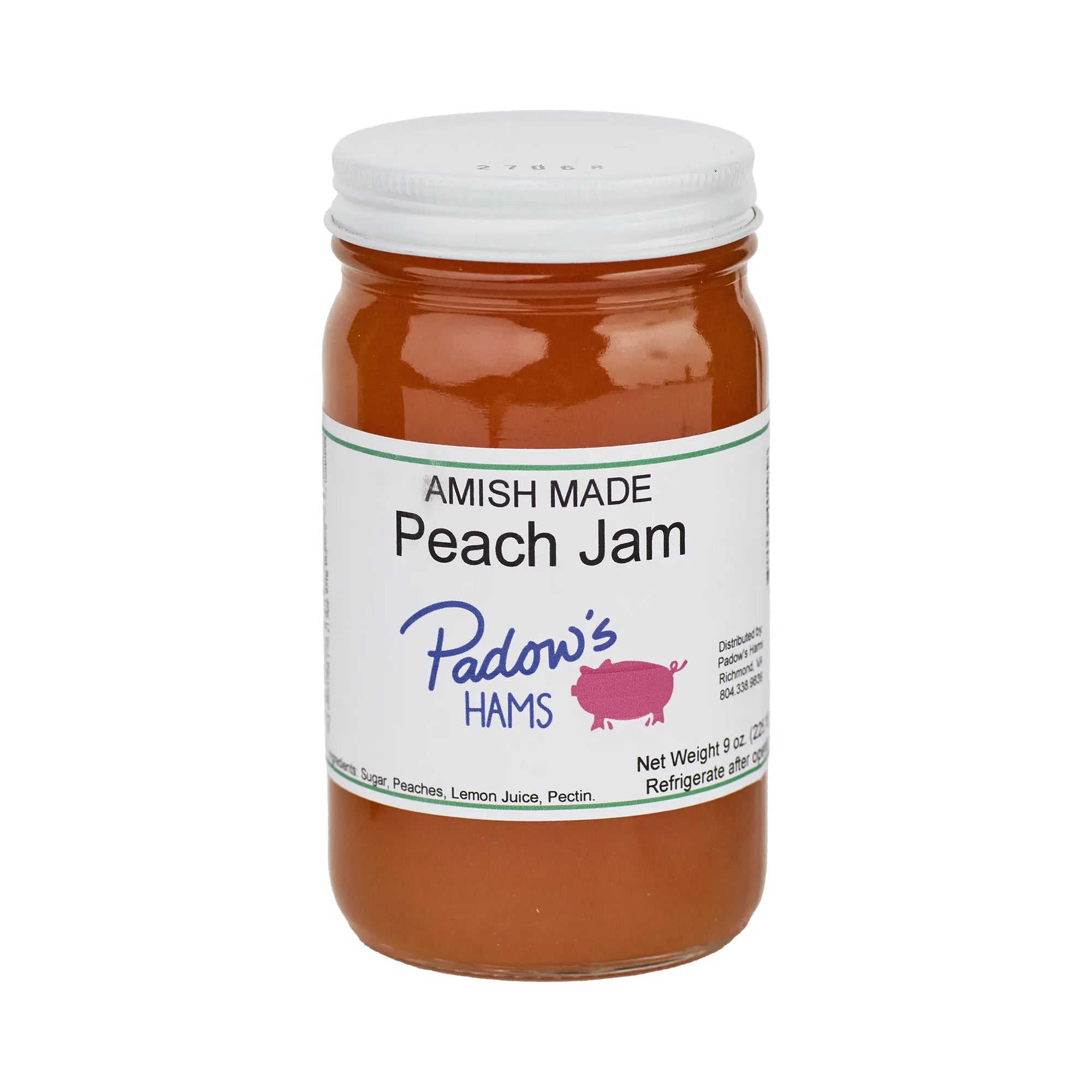 Padow's Amish Made Peach Jam